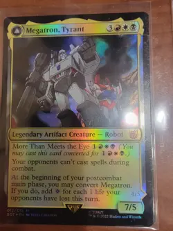 Megatron Tyrant Foil Universes Beyond Transformers MTG NM/M - Image 1