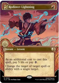 Redirect Lightning Showcase FOIL MTG Avatar: TLA Nm/M *ON HAND* - Image 1