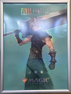 Magic the Gathering x Final Fantasy - Cloud Foil Store Exclusive Promo Poster - Image 1
