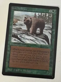 Magic the Gathering MTG Grizzly Bears Beta NM Playset (4) (Beta Bob) - Image 2