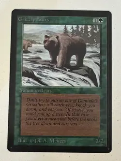 Magic the Gathering MTG Grizzly Bears Beta NM Playset (4) (Beta Bob) - Image 4