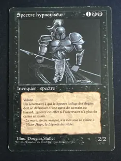 1x Hypnotic Specter FBB Black Border 4th edition French Old School MP MTG Magic - Image 1