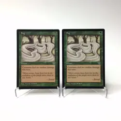 (2) Magic: The Gathering Fog MTG Mirage Vintage 1996 LP - Image 1