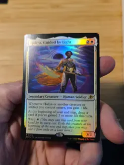 Haliyah, Guided By Light Foil NM Edge Of Eternities - Image 2