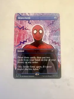 TWO-MTG Secret Lair - Rarest chase Spider-Man Brainstorm 7013 Black/White + 7019 - Image 5