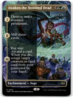 Awaken the Honored Dead (Borderless) #383 Tarkir: Dragonstorm - Image 1