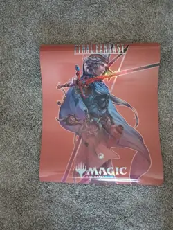 MTG Magic the Gathering Final Fantasy - Firion Foil Promo Poster 18x24 - Image 1