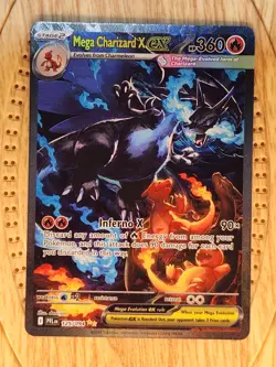 Mega Charizard X ex SIR 125/094 Phantasmal Flames English Pokemon TCG Pack Fresh - Image 3