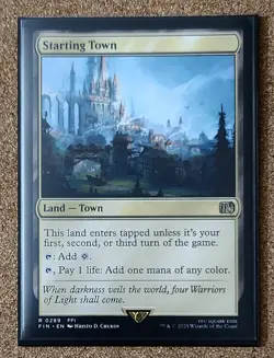 MTG Final Fantasy Starting Town Land-Town R0289 Pack Fresh - Image 5