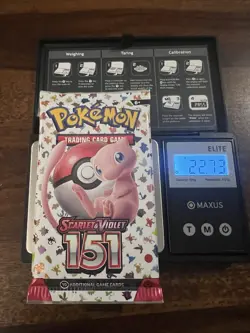 Pokemon 151 Booster Pack Lot Collection Of 13 All HEAVY 22.72-22.93 Grams! - Image 3