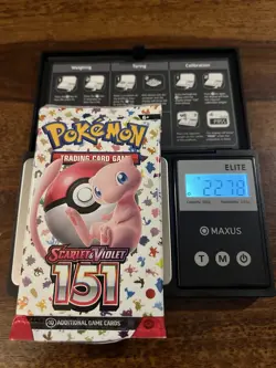 Pokemon 151 Booster Pack Lot Collection Of 13 All HEAVY 22.72-22.93 Grams! - Image 4