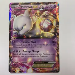 Pokemon TCG Mewtwo EX XY Black Star Promos XY107 Holo Promo NM - Image 1