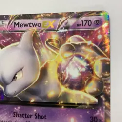 Pokemon TCG Mewtwo EX XY Black Star Promos XY107 Holo Promo NM - Image 3