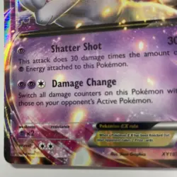 Pokemon TCG Mewtwo EX XY Black Star Promos XY107 Holo Promo NM - Image 5