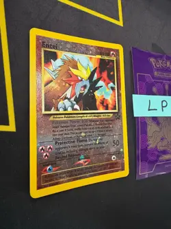 Pokemon TCG Entei WOTC Black Star Movie Promo #34 Reverse Holo 276💎LP💎 - Image 2