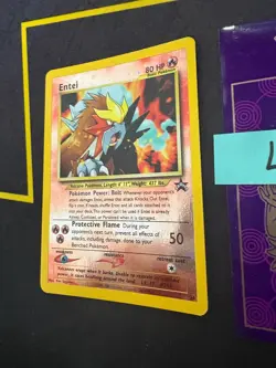 Pokemon TCG Entei WOTC Black Star Movie Promo #34 Reverse Holo 276💎LP💎 - Image 3