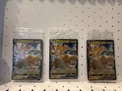 3 Sealed Packs - Pokemon TCG Dragonite v Pokemon Go SWSH235 Black Star Promo - Image 1