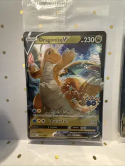 3 Sealed Packs - Pokemon TCG Dragonite v Pokemon Go SWSH235 Black Star Promo - Image 2