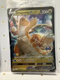 3 Sealed Packs - Pokemon TCG Dragonite v Pokemon Go SWSH235 Black Star Promo - Image 4