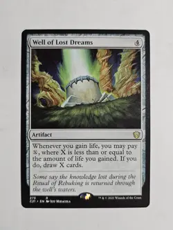 MTG Well of Lost Dreams Commander 2021 Regular Rare Magic The Gathering NM - Image 1