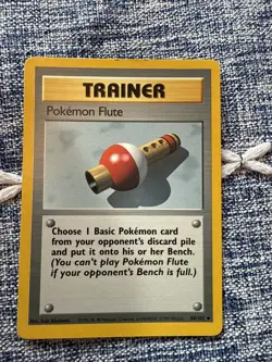 Pokemon Flute 086/102 Base Set (Shadowless) Regular - Image 1