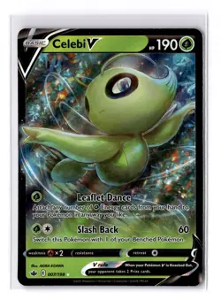 Celebi V - 007/198 Sword & Shield Chilling Reign Ultra Rare - NM - POKEMON TCG - Image 1