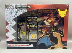 Pokemon 25th Annivers Celebrations Lance's Charizard V Collection Sealed 820650809392 - Image 1