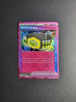 Maximum Belt 117/131 Pokemon TCG S&V Prismatic Evolutions Ace Spec Rare NM - Image 2