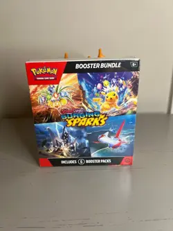 Pokemon TCG Scarlet & Violet Surging Sparks Booster Bundle 6 Packs, New Sealed - Image 1