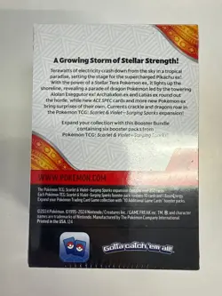 Pokemon TCG Scarlet & Violet Surging Sparks Booster Bundle 6 Packs, New Sealed - Image 2