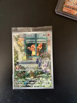 Pokemon TCG Charmander 044 Holo Black Star Promo 2023 SVP Obsidian Flames Sealed - Image 1