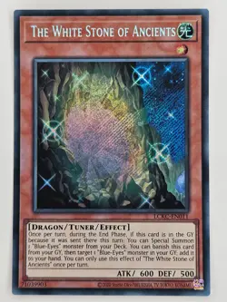 Yu Gi Oh - LCKC-EN011 The White Stone of Ancients - Secret Rare - Image 1