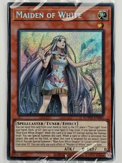 Yu Gi Oh - SDWD-EN041 Maiden of White - Secret Rare Sealed - Image 1