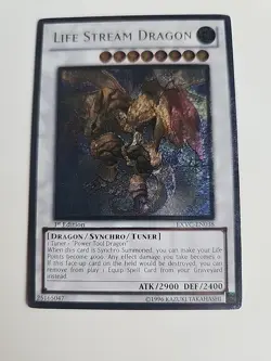 Yugioh Life Stream Dragon EXVC-EN038 1st Edition (Ultimate Rare) #Y82 - Image 1