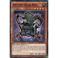 Ancient Gear Box Yu-Gi-Oh! SR03-EN011 1st Common - Image 1