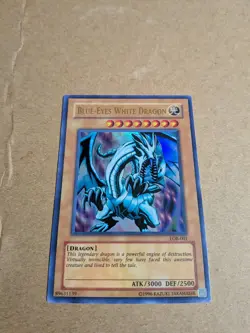 Blue-Eyes White Dragon LOB-001 2002 Vintage NM Unlimited - Image 1