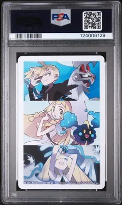 PSA 10 GEM MINT 2017 POKEMON PLAYING CARDS LILLIE, GLADION & LUSAMINE - Image 2