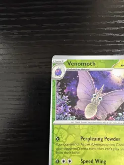 Pokemon Card Error Miscut - Venomoth 049/165 Reverse Holo Scarlet Violet 151 - Image 2