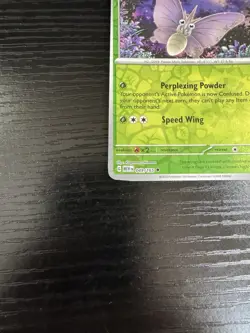 Pokemon Card Error Miscut - Venomoth 049/165 Reverse Holo Scarlet Violet 151 - Image 4