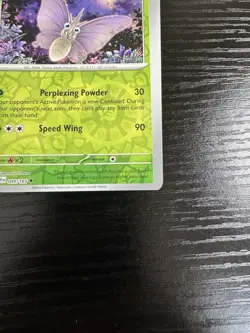 Pokemon Card Error Miscut - Venomoth 049/165 Reverse Holo Scarlet Violet 151 - Image 5