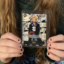 OP13-120 Sabo SEC Manga Rare (Super Alternate Art) One Piece Card Game English - Image 2
