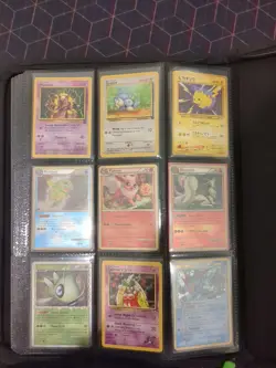 Vintage Pokemon Lot 9 Cards With WOTC Promo And Reverse Holos - Image 1