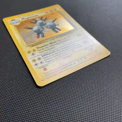 Pokemon TCG Magneton Base Set Unlimited Holo Rare Card 9/102 WOTC - Image 3