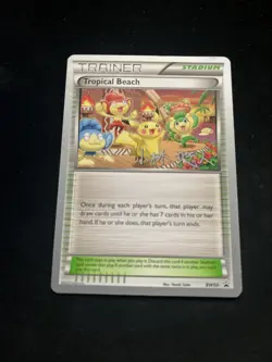 Tropical Beach 2014 Pokemon World Championships Black Star Promo BW50 TCG Card - Image 1