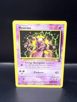 Pokemon Card - Mewtwo WoTC Black Star Promo 14 Non-Holo A - Image 1