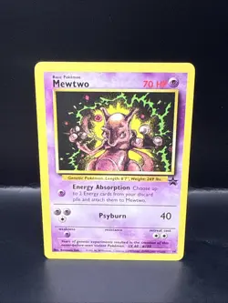 Pokemon Card - Mewtwo WoTC Black Star Promo 14 Non-Holo A - Image 2