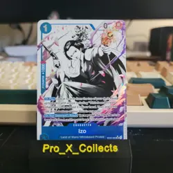One Piece Card Game Izo ST22-002 Super Rare Alternate Art English Edition - Image 1