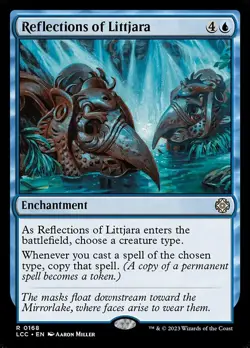 Reflections of Littjara Commander: The Lost Caverns of Ixalan NM MTG Non-Foil - Image 1