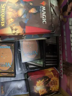 Older Magic The Gathering (1000+cards) Collection Sealed Packs And Dice MTG LOT - Image 2