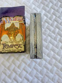 (NEW) Vintage MTG Magic The Gathering Tempest The Rath Cycle 60 Card Deck SEALED 742818065276 - Image 2